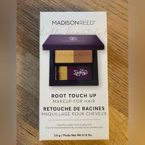 Madison Reed root touch up powder in platinum to dark blond.